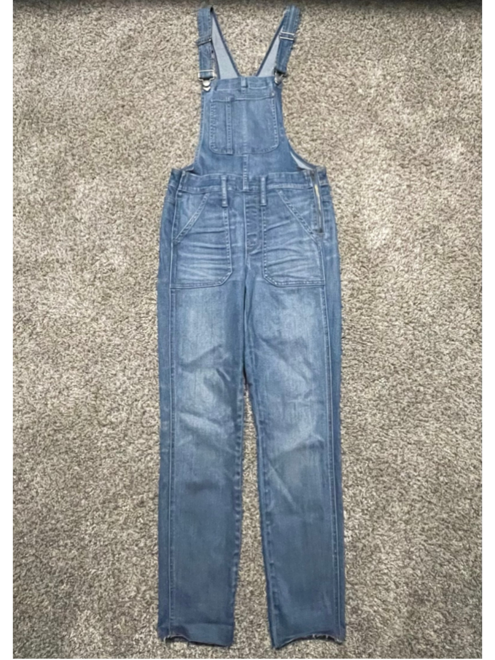 Madewell Women’s Skinny Denim Overalls, Size Small, 27.5” Inseam, VGUC